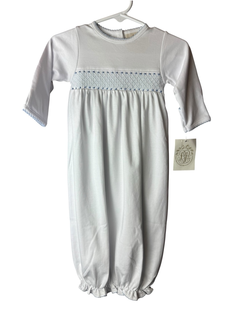 Beaufort Bonnet Co Sweetly Smocked Greeting Gown 3/6M